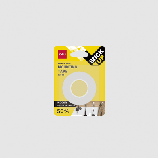 DELI ΤΑΙΝΙΑ ΔΙΠΛΗΣ ΟΨΗΣ ΑΦΡΩΔΗΣ 25,4mm x 1,5m BBL DELI ΤΑΙΝΙΑ ΔΙΠΛΗΣ ΟΨΗΣ ΑΦΡΩΔΗΣ 25,4mm x 1,5m BBL